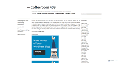 Desktop Screenshot of coffeeroom409.com