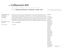 Tablet Screenshot of coffeeroom409.com